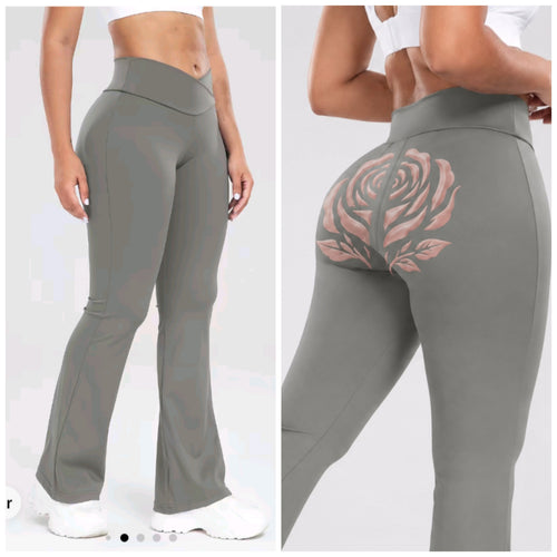 (PRE-ORDER) Ships by 7/27/26 Rose Bloom Leggings